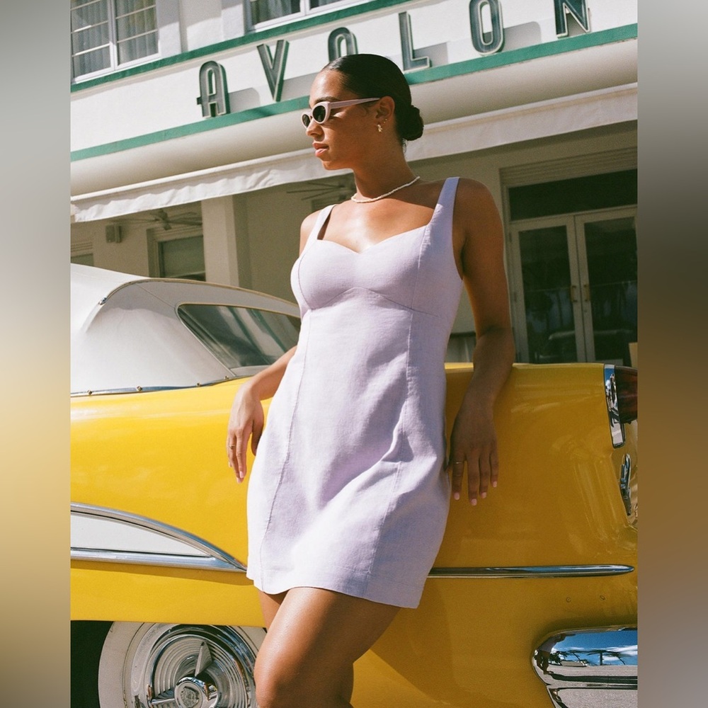 Abercrombie & Fitch Lavender Mini Dress